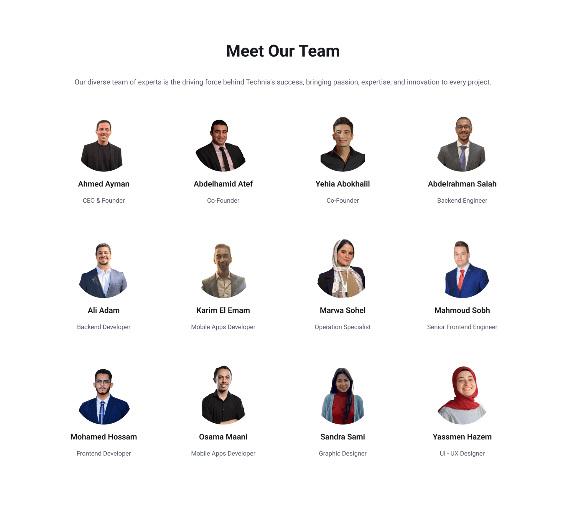 The TECHNIA team